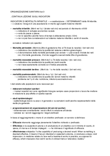 3 Organizzazione sanitaria